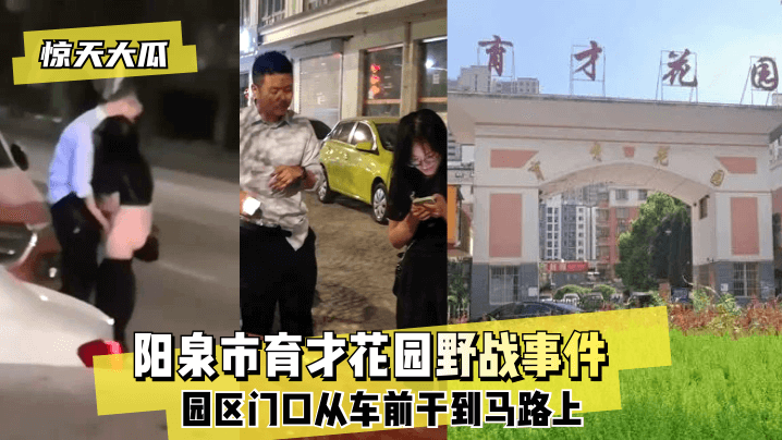 【惊天大瓜】阳泉市育才花园野战事件~园区门口从车前干到马路上~!}