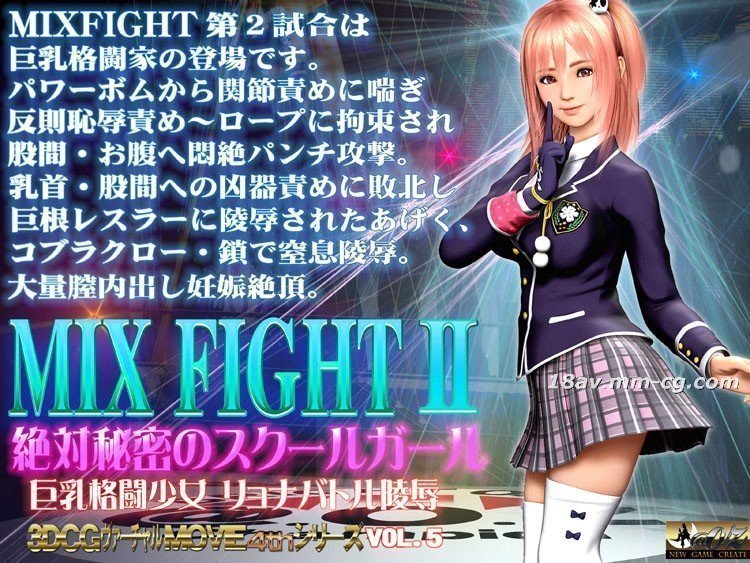 [3D]MIX FIGHT2絶対秘密のスクールガール}