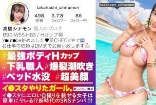 390JNT-055 【最強Hカップ】イ●スタにエロい自撮りを載せる、Hカップ下乳職人をSNSナンパ！！鍛え上げたチョイ割れ腹筋と美爆乳}