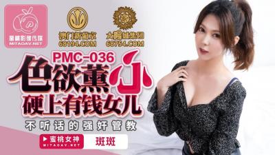 国产AV 蜜桃影像传媒 PMC036 色欲熏心 硬上有钱女儿 斑斑}