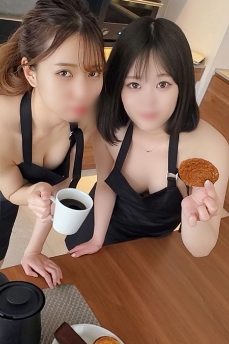 4p连续中出黑发的纤弱的孩子和巨乳的动画配音打工伙伴的咖啡店店员-cd3}