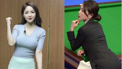 网红界又出大瓜了！中式台球最美女裁判「王钟瑶」疑似被人造谣视频女主与本人相似度极高}